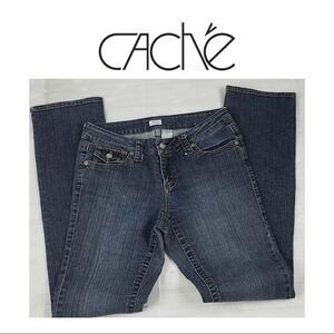 Cache Jeans Straight Leg Size 4